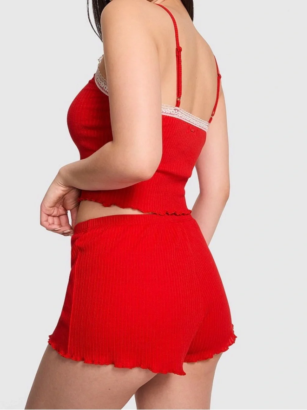 NWT PINK VICTORIA’S SECRET Red Shorts, M